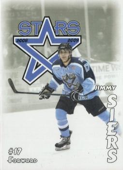 2008-09 Blueline Booster Club Lincoln Stars (USHL) #15 Jimmy Siers Front
