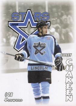 2008-09 Blueline Booster Club Lincoln Stars (USHL) #23 Corey Chakeen Front