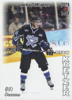 2008-09 Blueline Booster Club Lincoln Stars (USHL) #40 Ryan Kretzer Front