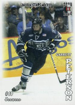 2008-09 Blueline Booster Club Lincoln Stars (USHL) #44 Garrett Peterson Front