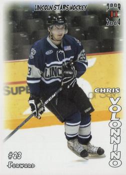 2008-09 Blueline Booster Club Lincoln Stars (USHL) #47 Chris Volonnino Front