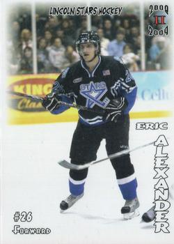 2008-09 Blueline Booster Club Lincoln Stars (USHL) #49 Eric Alexander Front