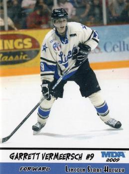 2008-09 MDA Lincoln Stars (USHL) #9 Garrett Vermeersch Front
