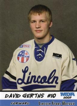 2008-09 MDA Lincoln Stars (USHL) #10 David Gerths Front