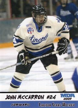 2008-09 MDA Lincoln Stars (USHL) #20 John McCarron Front
