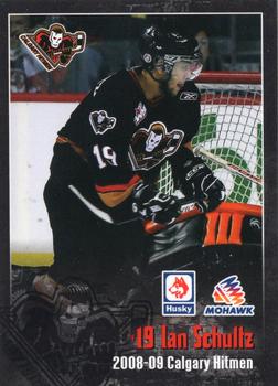 2008-09 Calgary Hitmen (WHL) #NNO Ian Schultz Front
