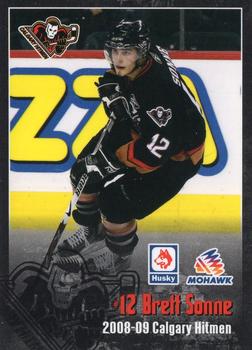 2008-09 Calgary Hitmen (WHL) #NNO Brett Sonne Front