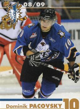 2008-09 Kootenay Ice (WHL) #NNO Dominik Pacovsky Front