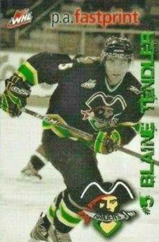 2008-09 Prince Albert Raiders (WHL) #NNO Blaine Tendler Front