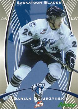 2008-09 Saskatoon Blades (WHL) #NNO Darian Dziurzynski Front