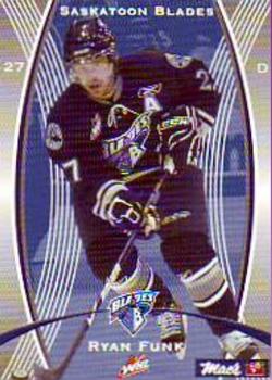 2008-09 Saskatoon Blades (WHL) #NNO Ryan Funk Front