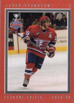2008-09 Grandstand Spokane Chiefs (WHL) #NNO Jared Spurgeon Front