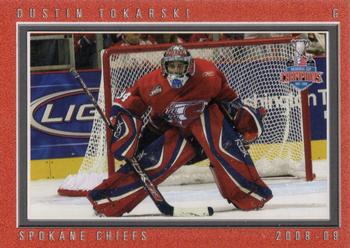 2008-09 Grandstand Spokane Chiefs (WHL) #NNO Dustin Tokarski Front