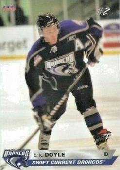 2008-09 Choice Swift Current Broncos (WHL) #6 Eric Doyle Front