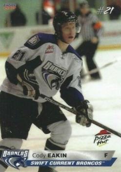 2008-09 Choice Swift Current Broncos (WHL) #8 Cody Eakin Front
