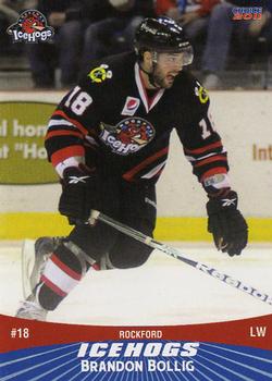 2010-11 Choice Rockford IceHogs (AHL) #02 Brandon Bollig Front