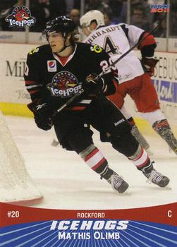 2010-11 Choice Rockford IceHogs (AHL) #14 Mathis Olimb Front