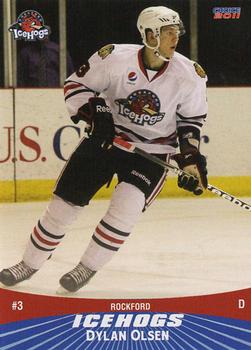 2010-11 Choice Rockford IceHogs (AHL) #15 Dylan Olsen Front