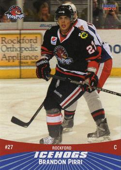 2010-11 Choice Rockford IceHogs (AHL) #16 Brandon Pirri Front