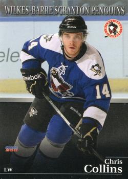 2010-11 Choice Wilkes-Barre/Scranton Penguins (AHL) #3 Chris Collins Front