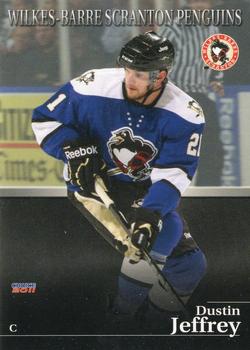 2010-11 Choice Wilkes-Barre/Scranton Penguins (AHL) #9 Dustin Jeffrey Front