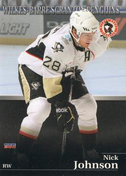 2010-11 Choice Wilkes-Barre/Scranton Penguins (AHL) #10 Nick Johnson Front
