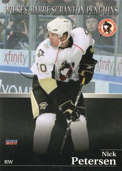2010-11 Choice Wilkes-Barre/Scranton Penguins (AHL) #13 Nick Petersen Front