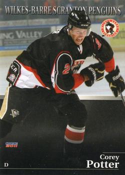 2010-11 Choice Wilkes-Barre/Scranton Penguins (AHL) #14 Corey Potter Front