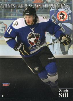 2010-11 Choice Wilkes-Barre/Scranton Penguins (AHL) #15 Zack Sill Front
