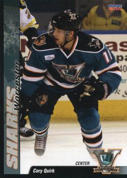 2010-11 Choice Worcester Sharks (AHL) #1 Cory Quirk Front