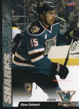 2010-11 Choice Worcester Sharks (AHL) #4 Steven Zalewski Front