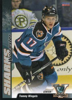 2010-11 Choice Worcester Sharks (AHL) #5 Tommy Wingels Front