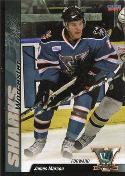 2010-11 Choice Worcester Sharks (AHL) #6 James Marcou Front