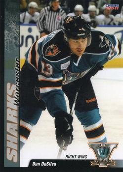2010-11 Choice Worcester Sharks (AHL) #9 Dan DaSilva Front