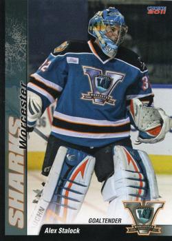 2010-11 Choice Worcester Sharks (AHL) #23 Alex Stalock Front