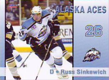 2010-11 Choice Alaska Aces (ECHL) #20 Russ Sinkewich Front