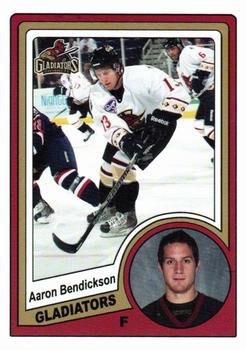 2010-11 Gwinnett Gladiators (ECHL) #NNO Aaron Bendickson Front