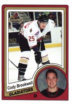 2010-11 Gwinnett Gladiators (ECHL) #NNO Cody Brookwell Front