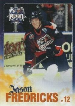 2010-11 Ontario Reign (ECHL) #NNO Jason Fredricks Front