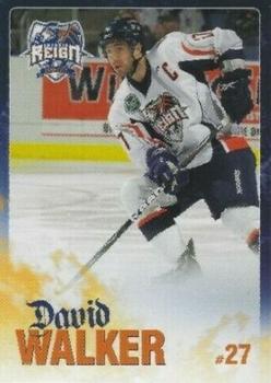 2010-11 Ontario Reign (ECHL) #NNO David Walker Front