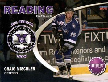 2010-11 Reading Royals (ECHL) 10th Anniversary #B-4 Graig Mischler Front