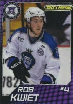 2010-11 Rieck's Printing Reading Royals (ECHL) #NNO Rob Kwiet Front