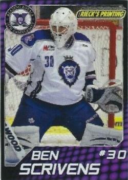 2010-11 Rieck's Printing Reading Royals (ECHL) #NNO Ben Scrivens Front