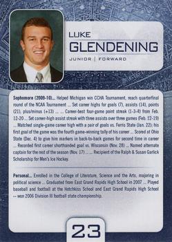 2010-11 Michigan Wolverines (NCAA) #8 Luke Glendening Back