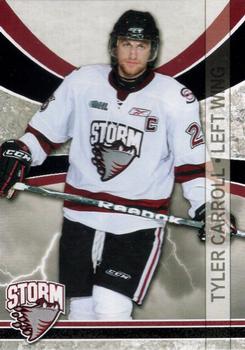 2010-11 M&T Printing Guelph Storm (OHL) #A-13 Tyler Carroll Front