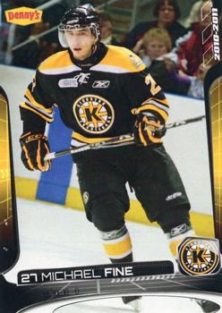 2010-11 Extreme Kingston Frontenacs (OHL) #22 Michael Fine Front