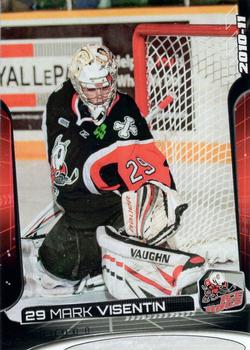 2010-11 Extreme Niagara IceDogs OHL #1 Mark Visentin Front