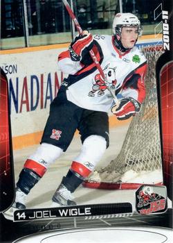 2010-11 Extreme Niagara IceDogs OHL #13 Joel Wigle Front