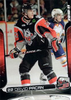 2010-11 Extreme Niagara IceDogs OHL #20 David Pacan Front