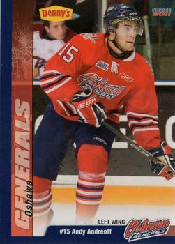 2010-11 Denny's Oshawa Generals (OHL) #10 Andy Andreoff Front